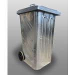 Green city Kovová popelnice s kolečky 120 l – Sleviste.cz