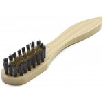 Čisticí kartáč na semiš s mosaznými štětinami Saphir Brass Brush – Zboží Dáma