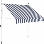 Dekorhome Ručně zatahovací markýza 200x120 cm Krémová – HobbyKompas.cz