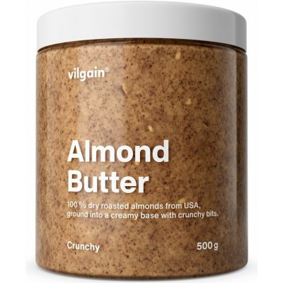 Vilgain Mandlové máslo křupavé mandle 500 g – Hledejceny.cz