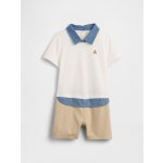 GAP Baby overal Brannan Bear Bílá – Zboží Dáma