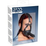 Zado Kožený postroj na hlavu s dildem – Zboží Mobilmania