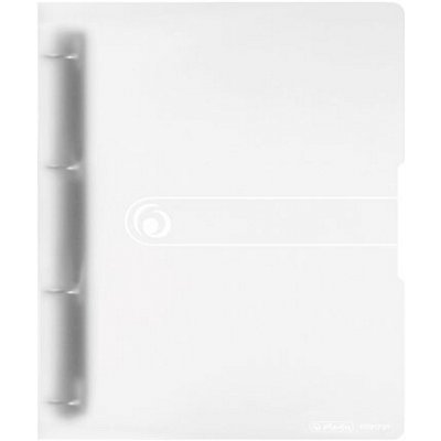 Herlitz Pořadač A4 čirý Easy Orga 4 kroužky transparentní 3 cm – Zboží Živě