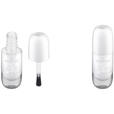 Essence Nail Colour Gel lak na nehty 33 Just White 8 ml – Sleviste.cz