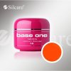 UV gel Silcare Base One neonový UV gel 10 MEDIUM ORANGE 5 g