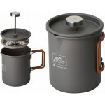 CAMP se sítkem FRENCH PRESS 600 ml ŠEDÁ – Hledejceny.cz