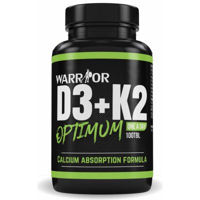 Warrior Vitamin K2+D3 Optimum 100 tablet
