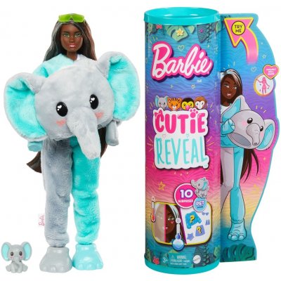 Barbie Cutie Reveal Džungle Slon – Zboží Mobilmania