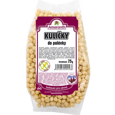 Amaranth Kuličky do polévky 70 g – Zboží Dáma