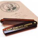 Captain Fawcett skládací hřeben na vousy 11 cm – Zboží Dáma
