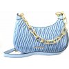 Kabelka Michael Kors dámská kabelka CORA 35S2G4CU1V PALE BLUE MD ZIP POUCHETTE