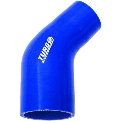 TurboWorkS Silikonová hadice - 45° redukce modrá 76-89 mm – Hledejceny.cz