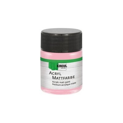 Akrylová barva matná KREUL 50 ml pastelová růžová – Zboží Dáma