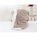 MKLuzkoviny.cz Beránková deka mikroplyš Laura cappuccino 220x200 – Sleviste.cz