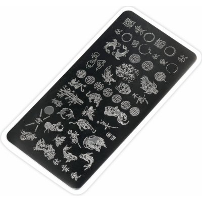 E.Mi Razítkovací deska 1 Asie – Zboží Dáma