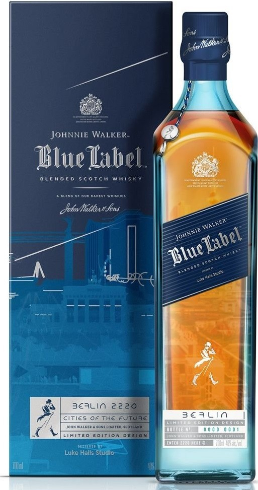 Johnnie Walker Blue Label Cities of the Future Berlin 2220 40% 0,7 l (karton)