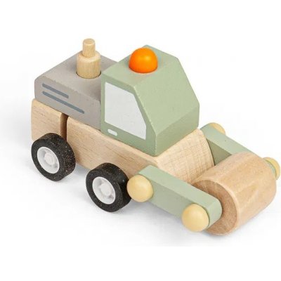 Bigjigs Toys Natahovací stavební autíčko 1 ks Válec – Sleviste.cz