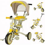 TRIKE FIX V4 žluto šedá s stříškou – Zboží Dáma