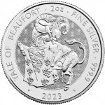 Royal Mint Stříbrná mince Yale of Beaufort Tudor Beasts 2023 2 oz – Zboží Dáma