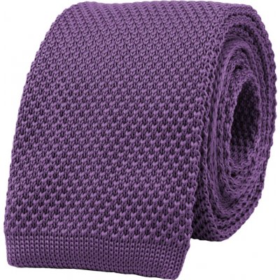 Bubibubi pletená kravata Amethyst fialová – Zboží Mobilmania