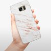 Pouzdro a kryt na mobilní telefon Samsung iSaprio Rose Gold Marble Samsung Galaxy S7