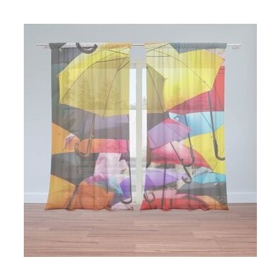 Sablio Záclony Deštníky: 2ks 150x250cm – Hledejceny.cz