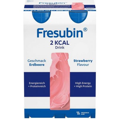 FRESUBIN 2 KCAL DRINK PŘÍCHUŤ JAHODOVÁ POR SOL 4X200ML – Hledejceny.cz