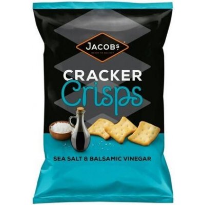Jacob's Crisps krekry s příchutí mořské soli a balzamikového octa 150 g – Zboží Dáma
