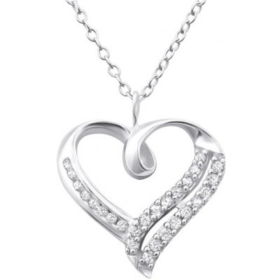 Mabell Dámský stříbrný náhrdelník CZ221A4S23852C45 – Zboží Mobilmania