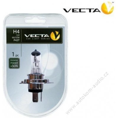 Vecta RP+50% H4 P43t-38 12V 60/55W