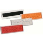 Reflexní odrazka nalepovací 7,2 x 2,1cm oranžová – Hledejceny.cz