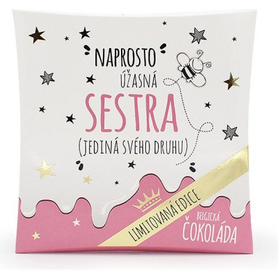 Nekupto – Mléčná čokoláda Naprosto úžasná sestra 65 g – Zbozi.Blesk.cz