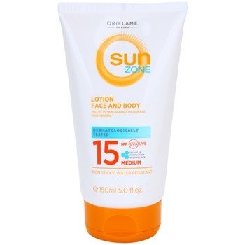 Oriflame Sun Zone opalovací mléko na obličej a tělo SPF15 150 ml