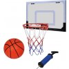 Ostatní společenské hry zahrada-XL Mini halová sada na košíkovou s košem, míčem a pumpičkou
