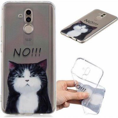 Pouzdro Print silikonové Huawei Mate 20 Lite - kočka – Zboží Živě