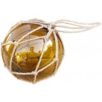 SEA Club Rybářská skleněná koule v síťce jantar Ø: 12,5 cm 5827 – Zboží Dáma