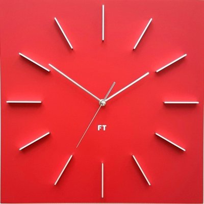 Future Time FT1010RD Square red 40cm – Zbozi.Blesk.cz