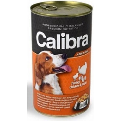 Calibra Dog krůta & kuřecí & těstoviny v želé 1240 g