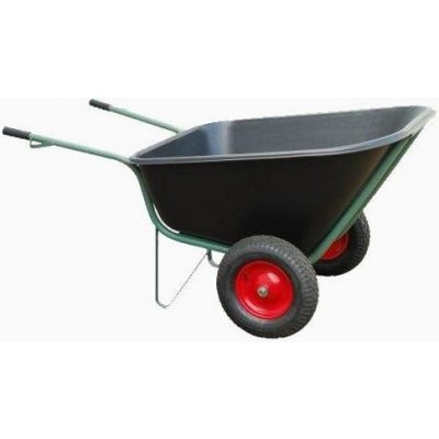 Dvoukolové stavební kolečko s plastovou korbou 210 l – Sleviste.cz