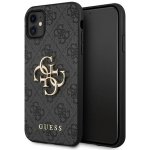 Pouzdro Guess iPhone 11 4G Big Metal Logo šedé