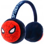 Disney Dětské plyšové klapky modré s nápisem Spiderman