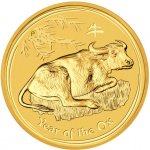 Perth Mint Zlatá mince Rok Buvola Lunární Série II 2009 1/2 oz