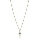 Emily Westwood Něžný pozlacený náhrdelník s tyrkysem EWN23028G – Hledejceny.cz