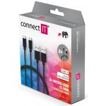 Connect IT CCA-3006-BK Wirez Micro USB - USB, 1m, černý – Zbozi.Blesk.cz