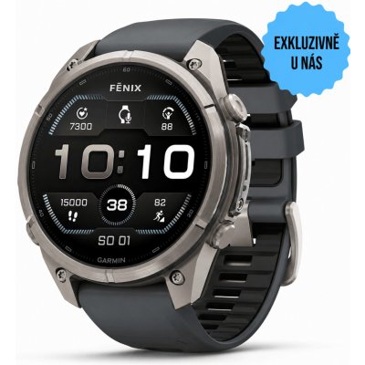 Garmin Fénix 9 Pro - 47 mm, AMOLED, Sapphire, Titanium, Graphite / Black 010-04336-26 – Zboží Živě