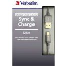 Verbatim 48856 USB 2.0 A M - micro B M, 1,2m, šedý