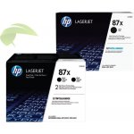 HP 87X originální tonerová kazeta dvojbalení černé CF287XD – Zboží Živě