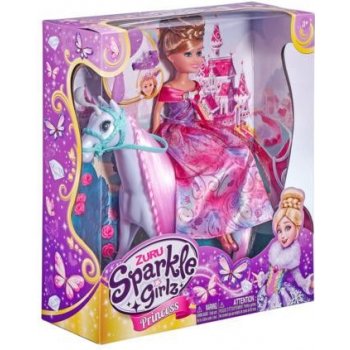 Alltoys Princezna Sparkle Girlz s koněm