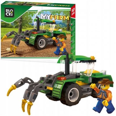 ICOM Blocki MyFarm Traktor s oracím pluhem 85 ks – Zboží Dáma