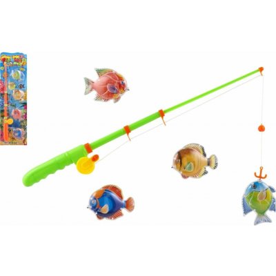 Teddies Hra ryby rybář magnetické plast plast 44 cm asst 2 barvy na kartě – Zbozi.Blesk.cz